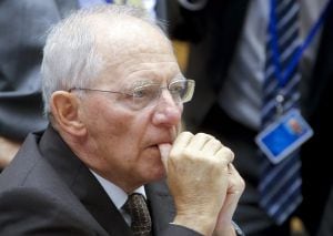 El ministro alemán de Finanzas, Wolfgang Schauble.