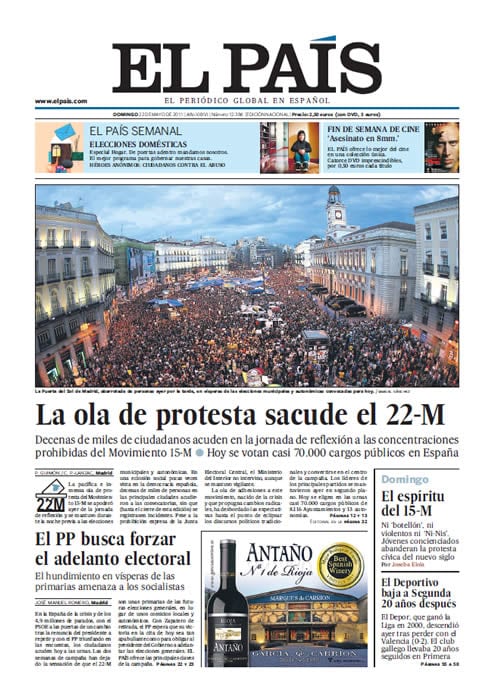 &quot;La ola de protestas sacude el 22-M&quot;