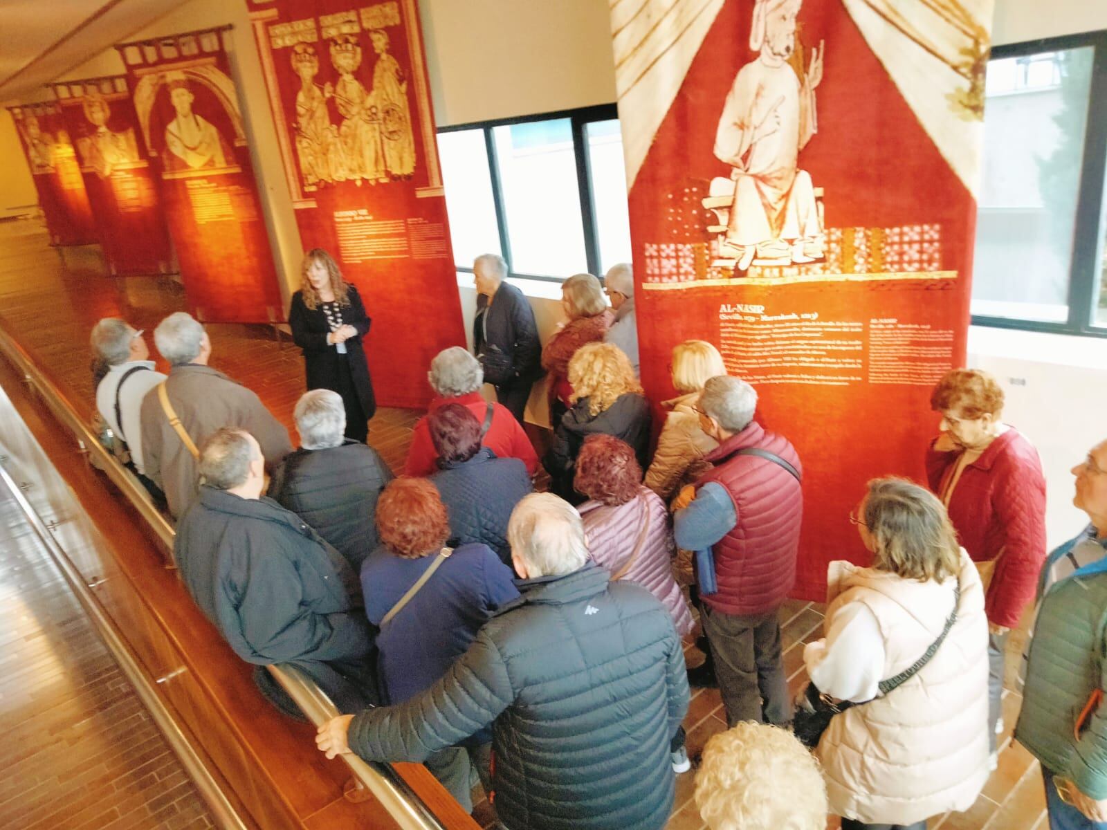 Visitantes en el Museo de la Batalla de las Navas de Tolosa