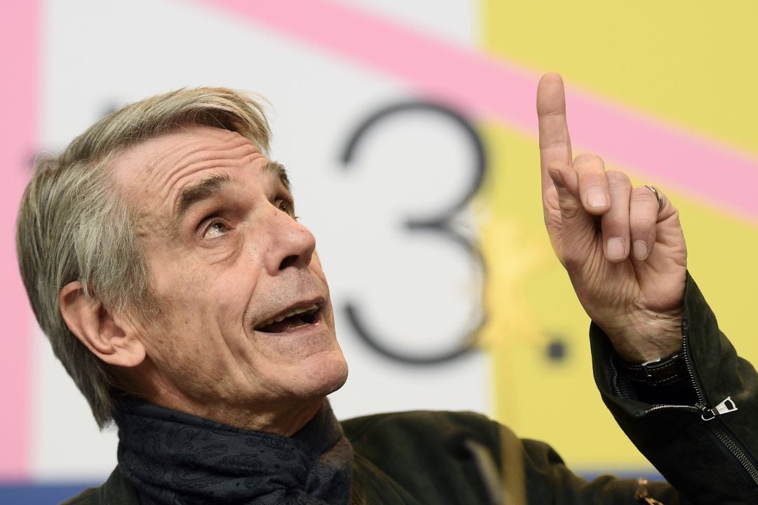 El actor Jeremy Irons en la Berlinale