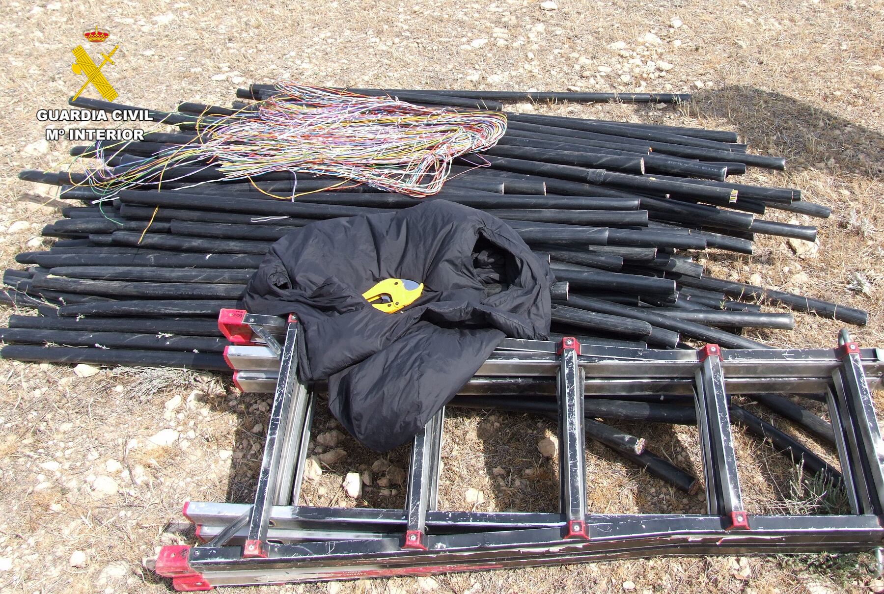 Imagen de la operación de la Guardia Civil de Albacete