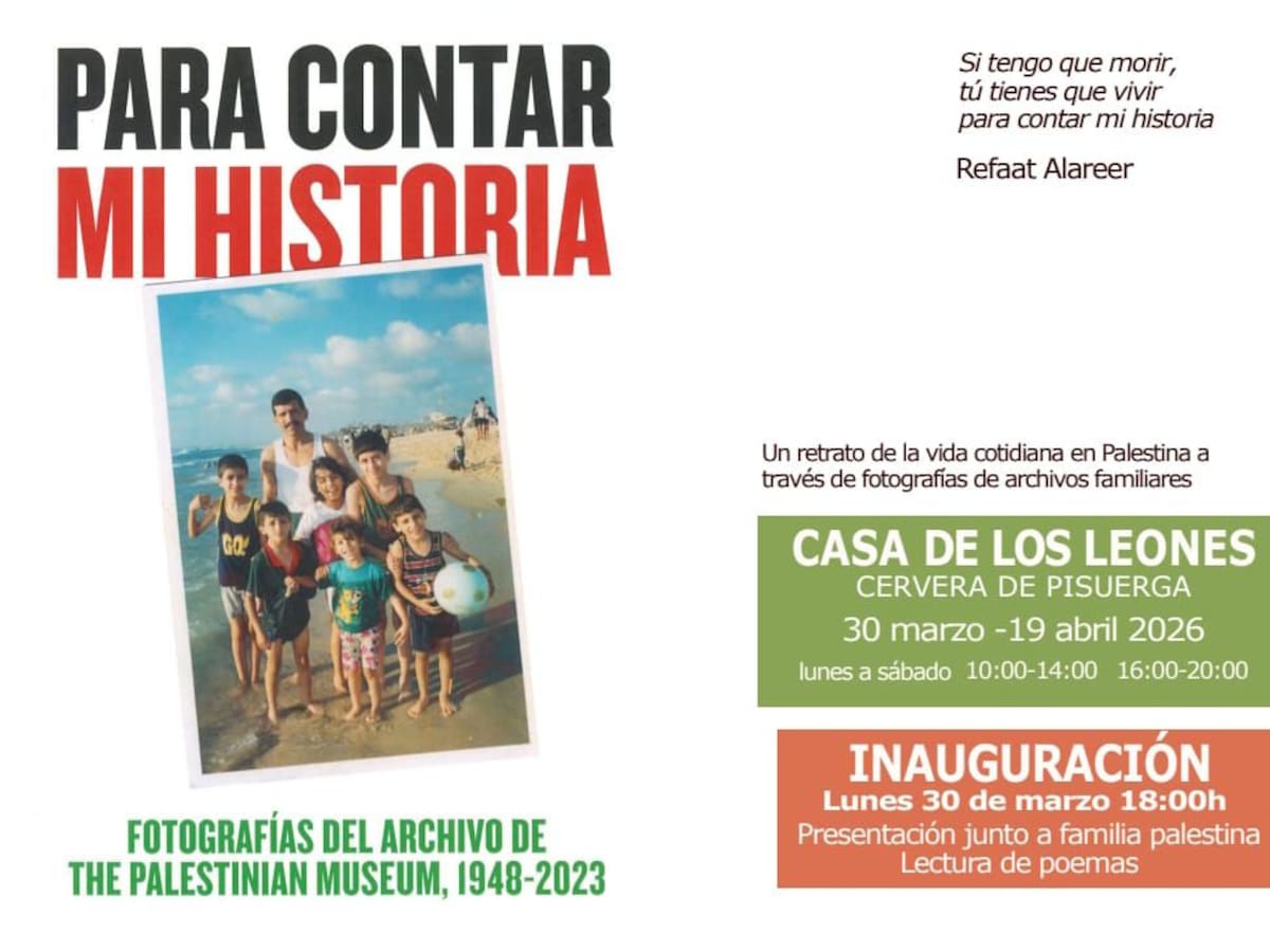 Cervera acoge una exposición con un siglo de memoria visual del pueblo palestino