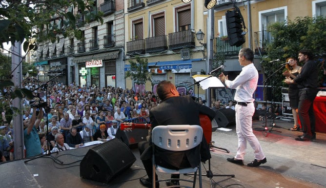 El cantaor Antonio Manuel Álvarez &quot;Pitingo&quot;, encargado del pregón de las fiestas dedicadas a San Cayetano, San Lorenzo y la Virgen de la Paloma, en Madrid.