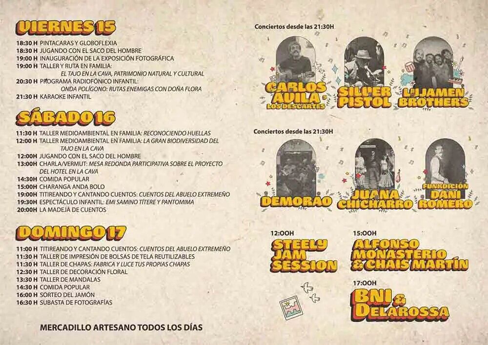 Programación de las fiestas de la Cava de Toledo