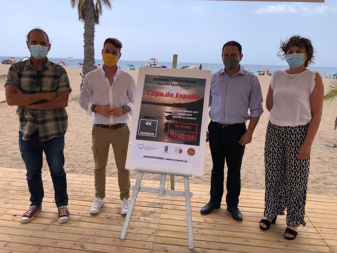 Presentación de la etapa de Aguas Abiertas que se celebra en Mazarrón