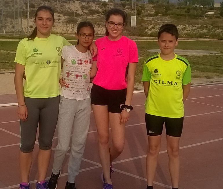 Atletas eldenses en las combinadas de Elche