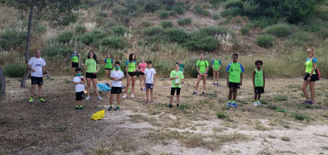 Los alumnos de la escuela entrenan a las órdenes de José Ferris