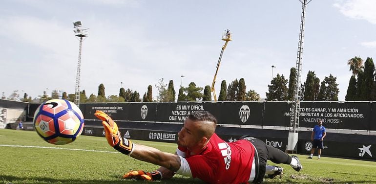 Jaume Doménech, en un entrenamiento