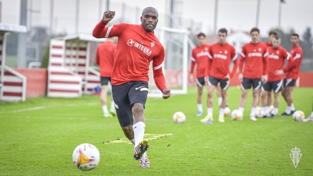 Babin entrenando en Mareo.