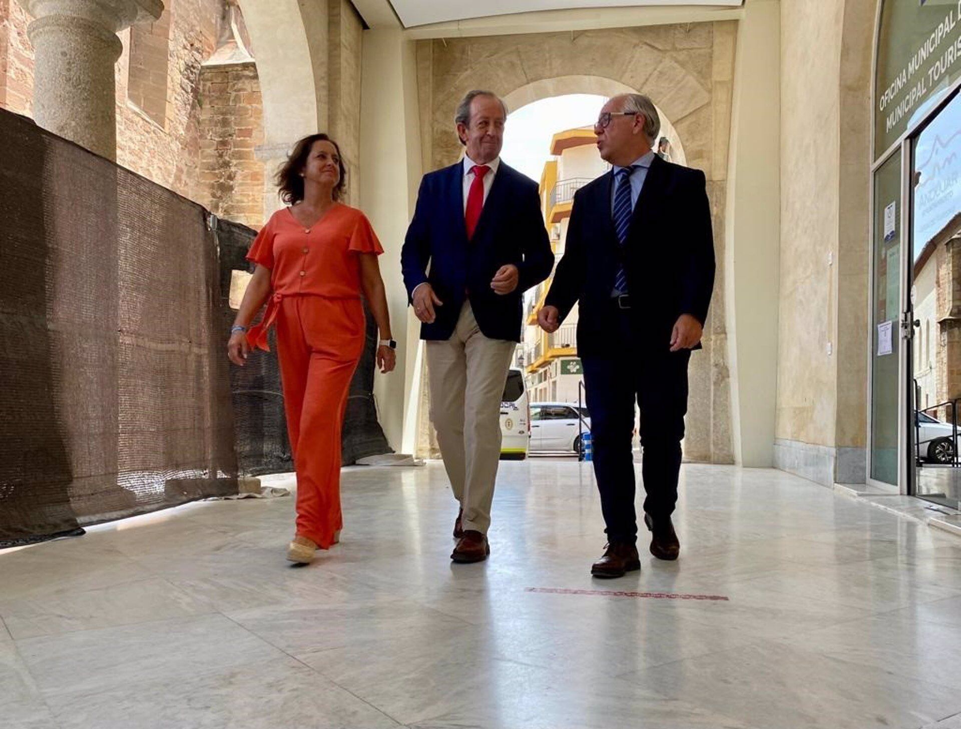 Visita de Catalina García al Ayuntamiento de Andújar