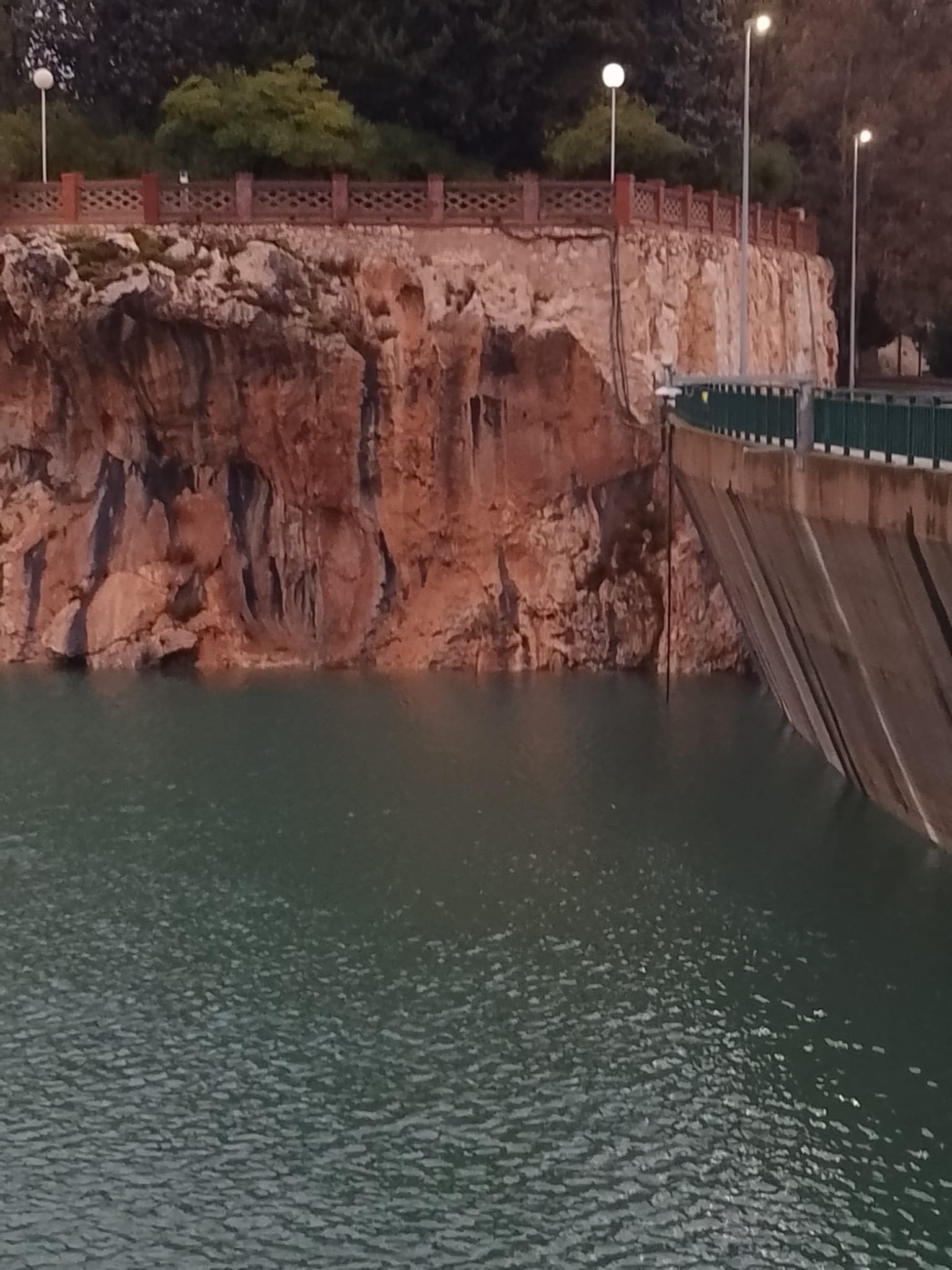 El embalse de La Cierva en Mula (Murcia) está al 75% de su capacidad