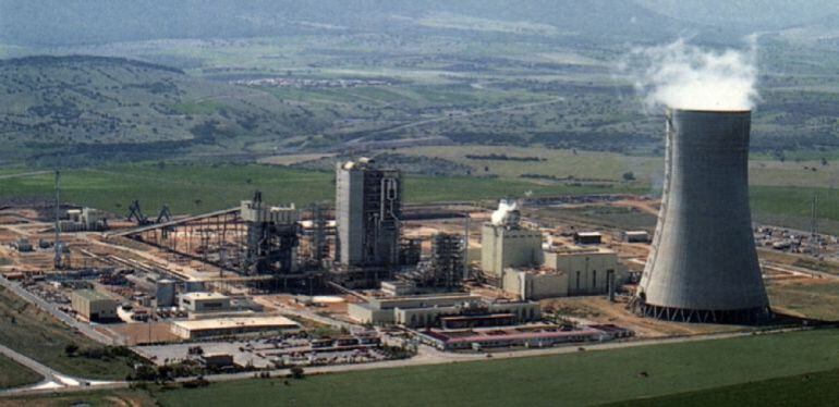 Panorámica aérea de Elcogas Puertollano