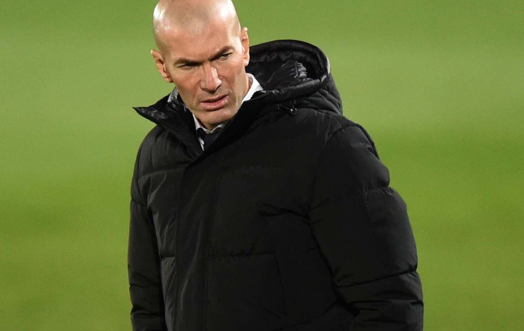 El técnico del Real Madrid Zinedine Zidane.