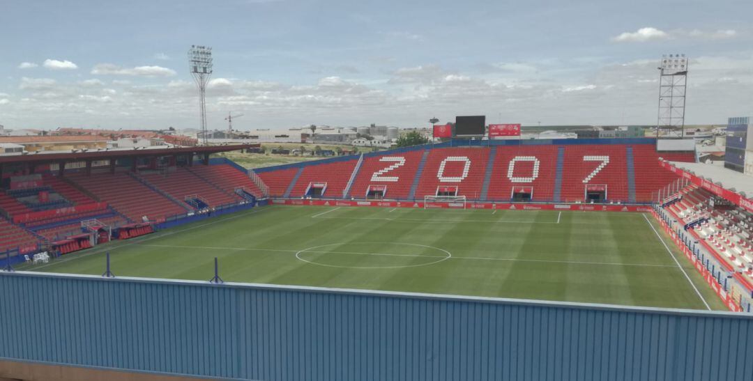 Francisco de la Hera, de Almendralejo, estadio en el que el Zamora CF jugó su semifinal de play-off