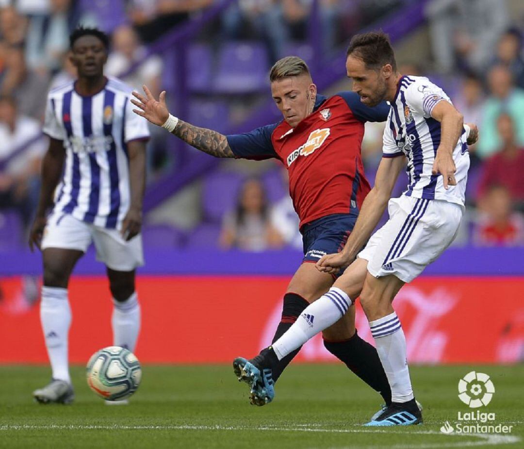 Brandon Thomas contra el Valladolid aquesta temporada.