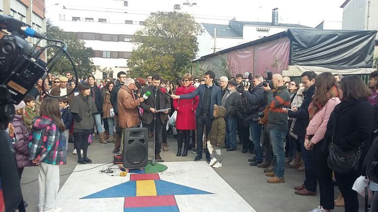 Un momento de la concentración