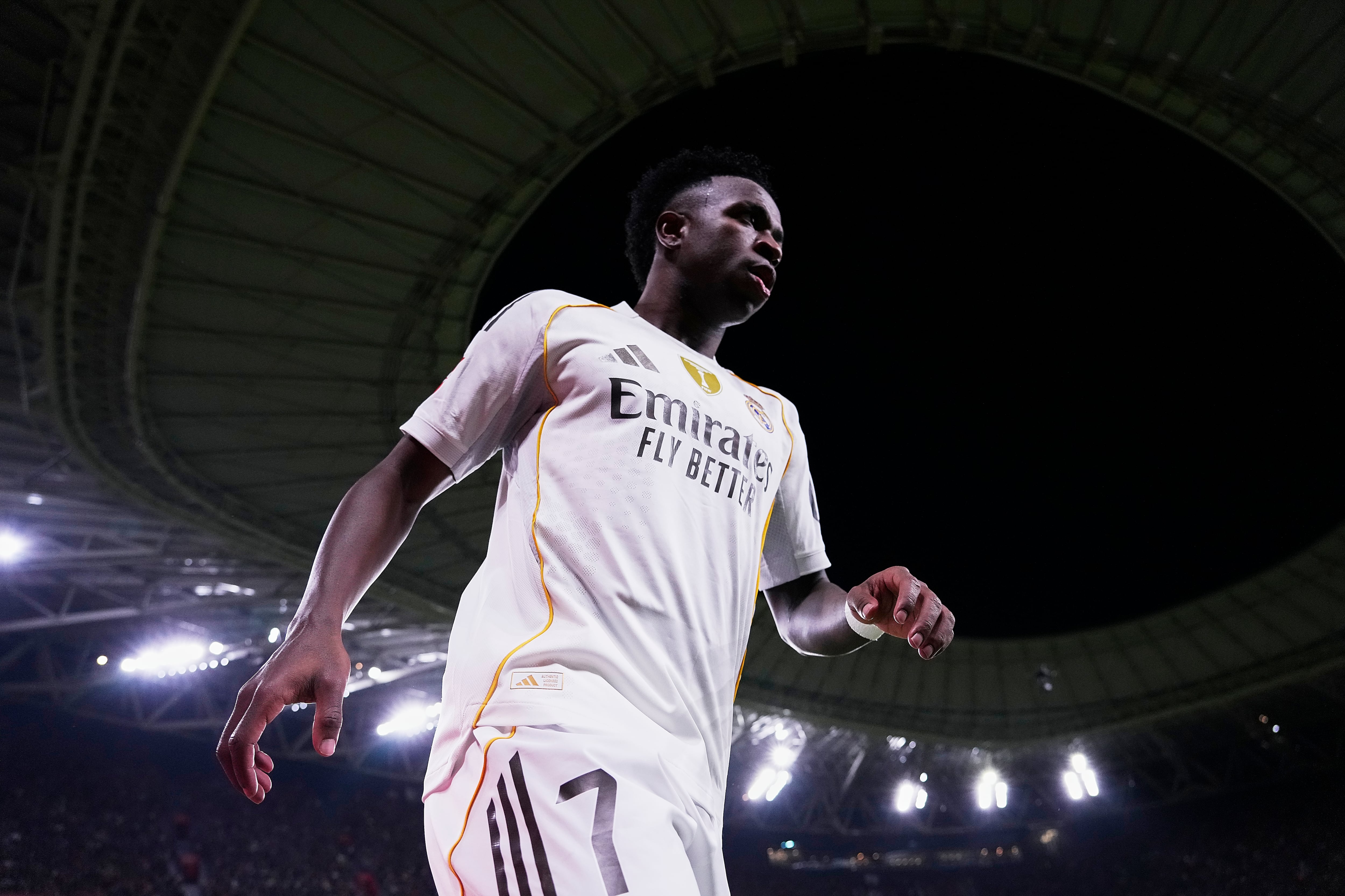 Vinicius Júnior, durante el Athletic-Real Madrid de Liga