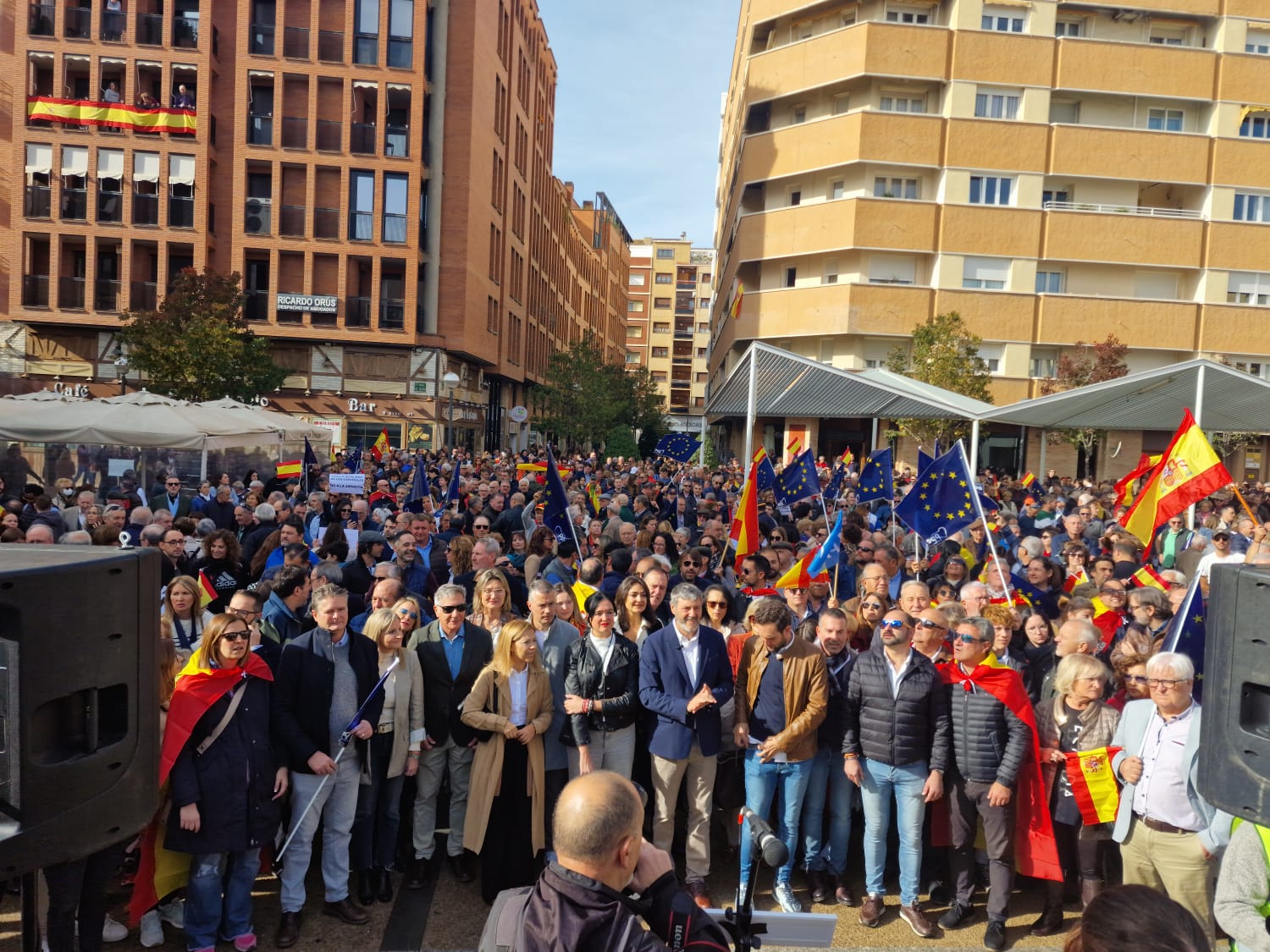 Concentración en Huesca en contra de la amnistía