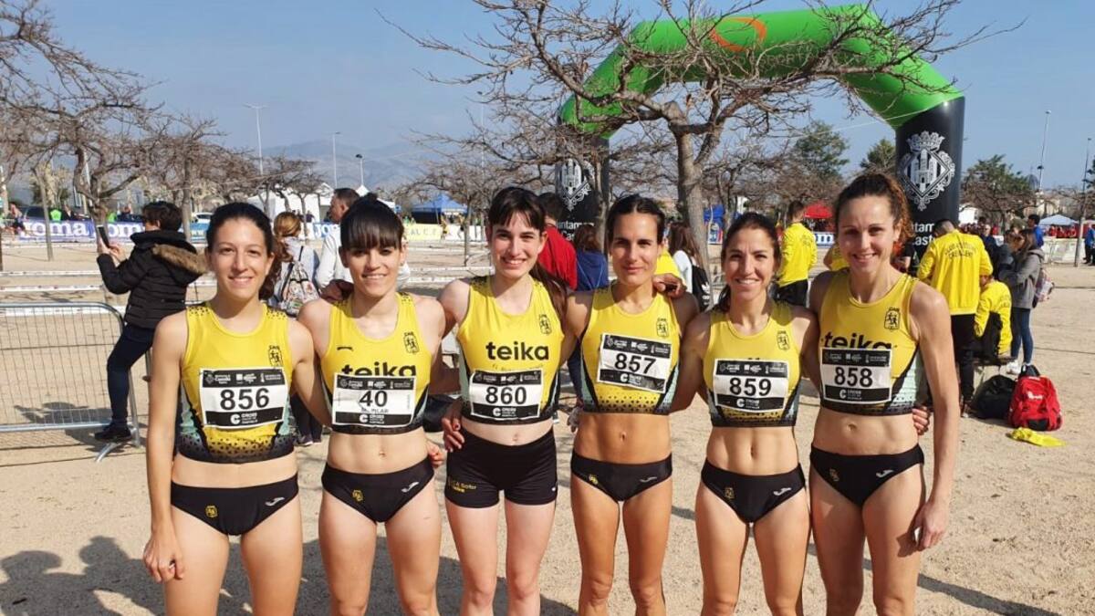 Las chicas del CA Safor Teika compiten este domingo en el Campeonato de España de Clubes de Campo a Través