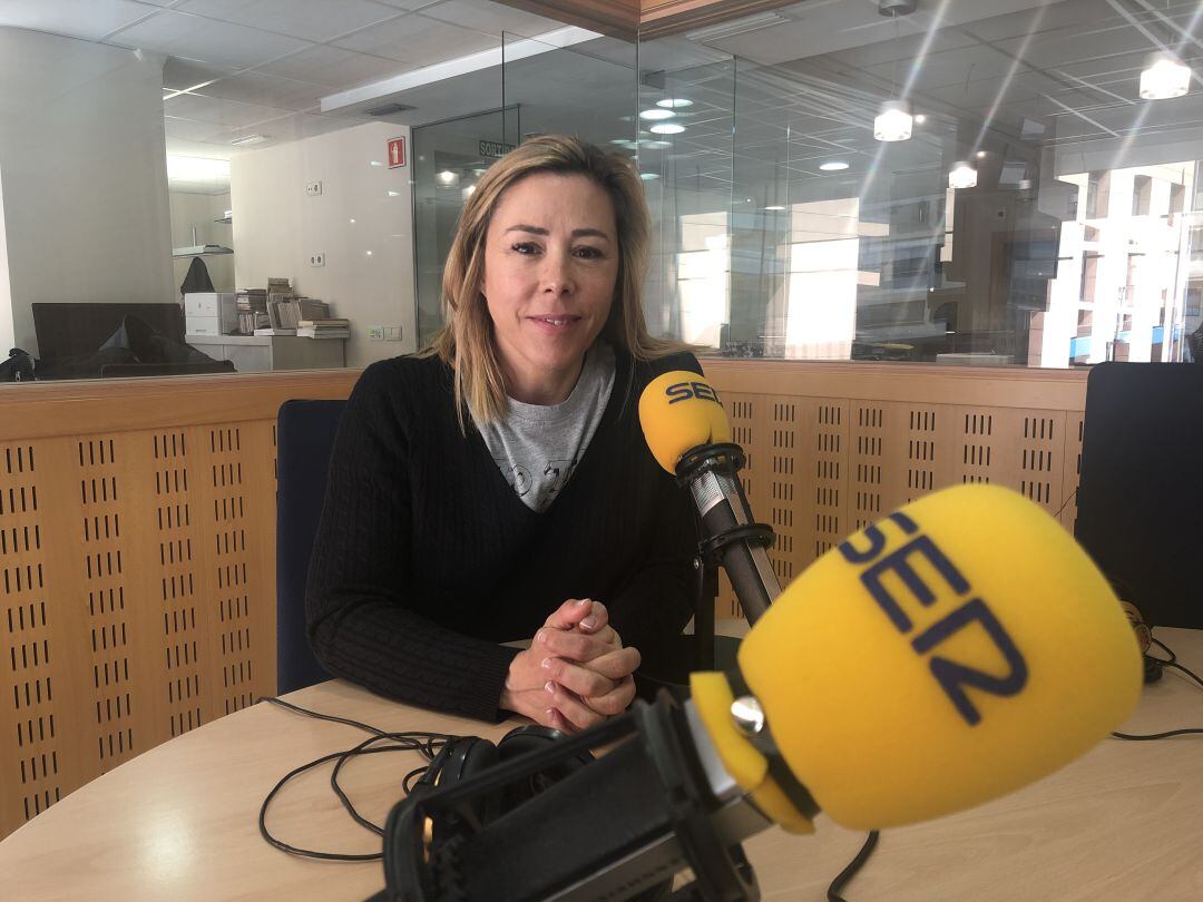 Pilar Barceló als estudis de la SER