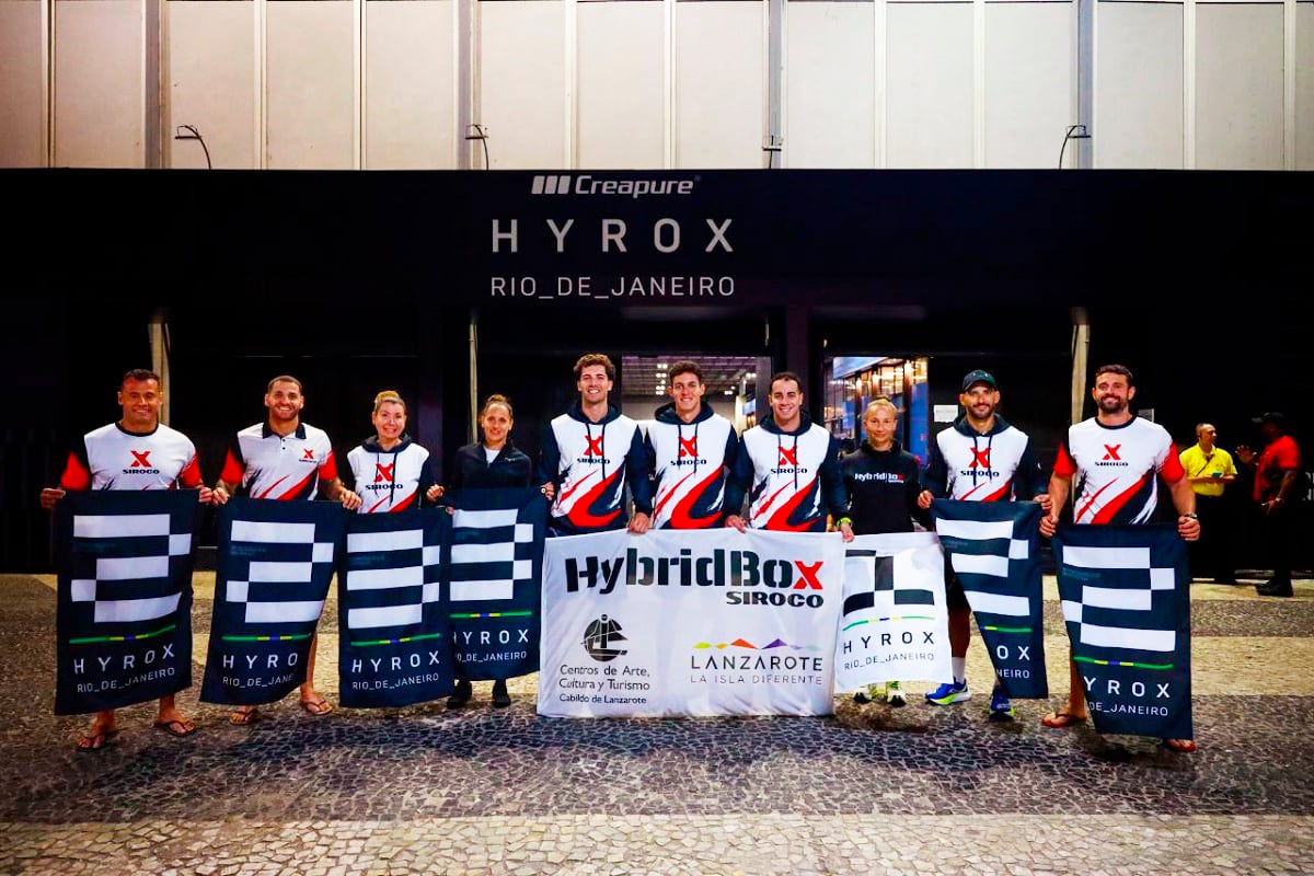 La expedición de Hybrid Box Siroco en el Creapure Hyrox Rio de Janeiro.