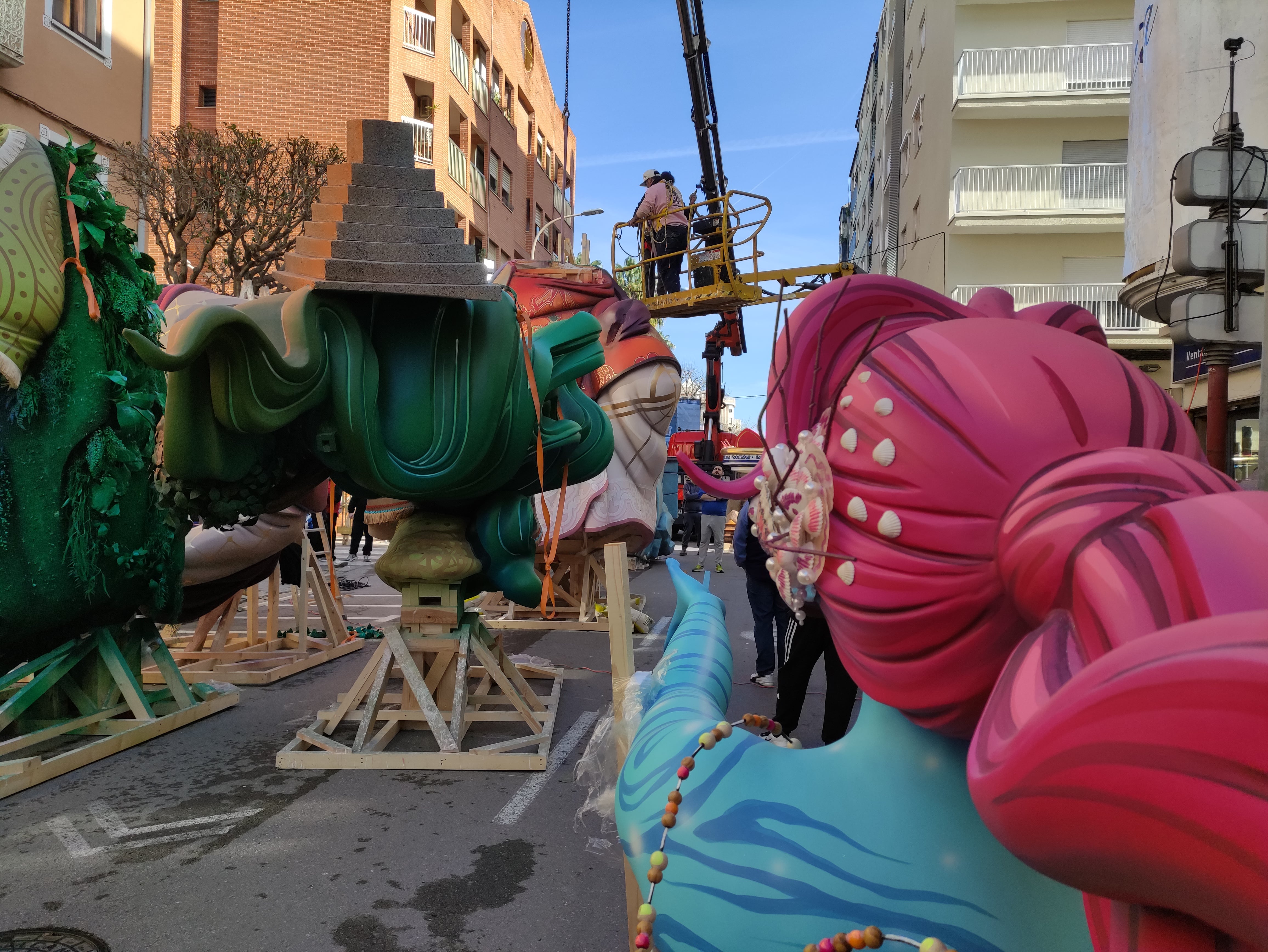 Plantà del monumento fallero de Màrtirs 2026