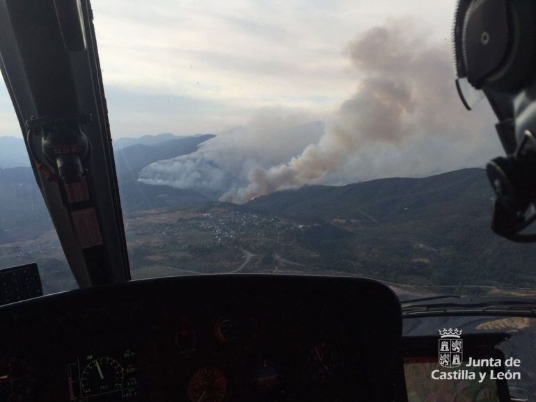 Imagen archivo incendio de Fabero