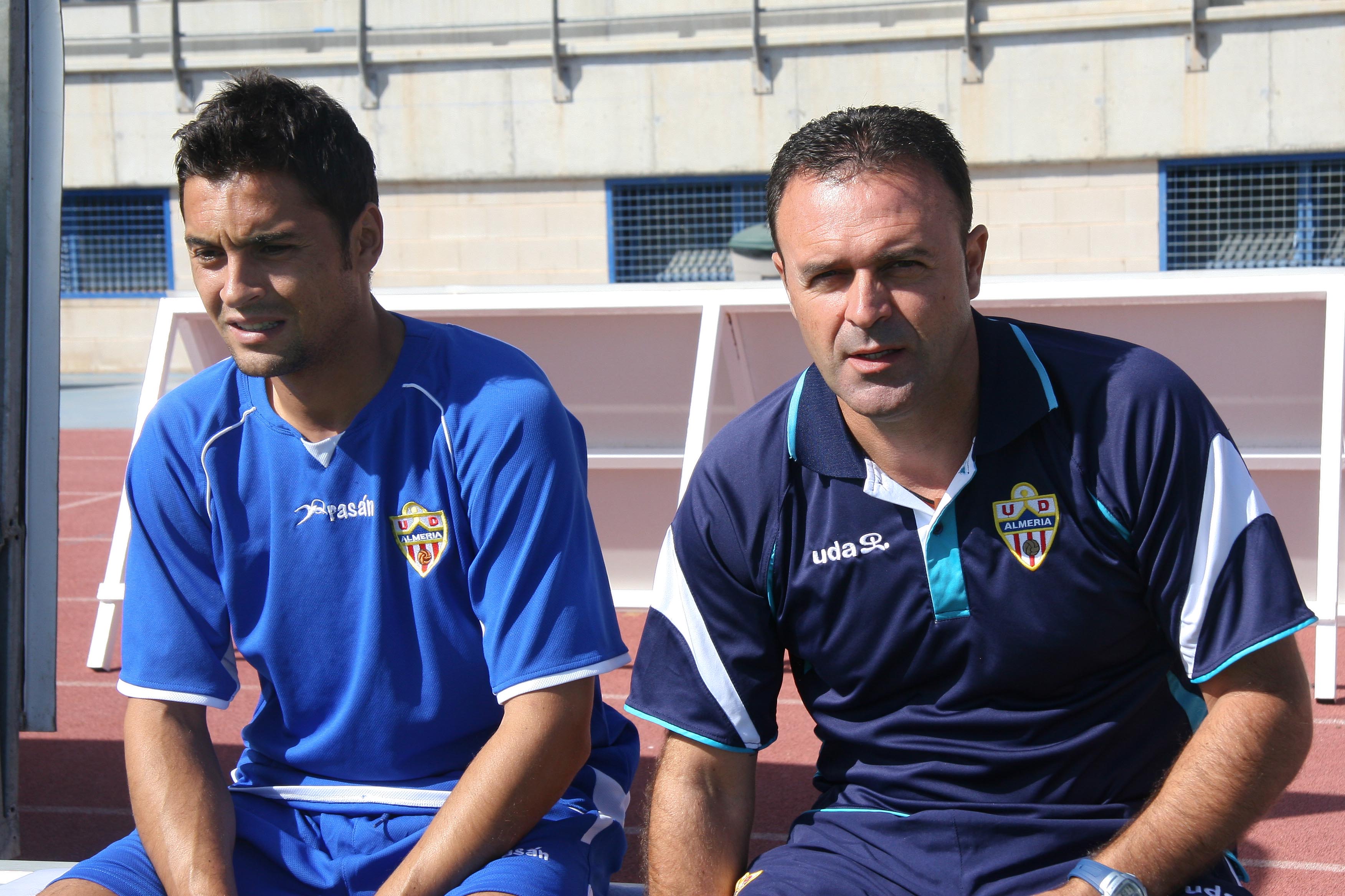 Francisco y Salmerón compartieron banquillo en la UD Almería.
