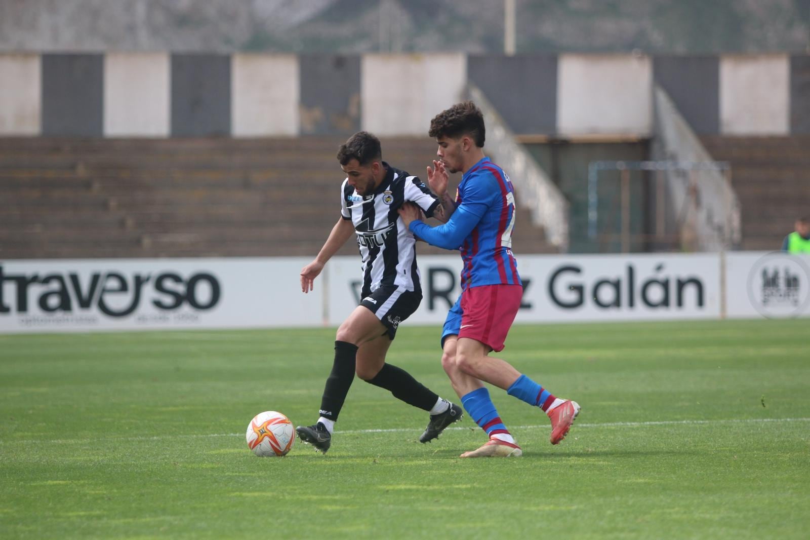 Un momento del partido