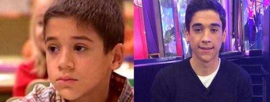 Jorge Jurado en su etapa de 'Los Serrano' (i) y en la actualidad