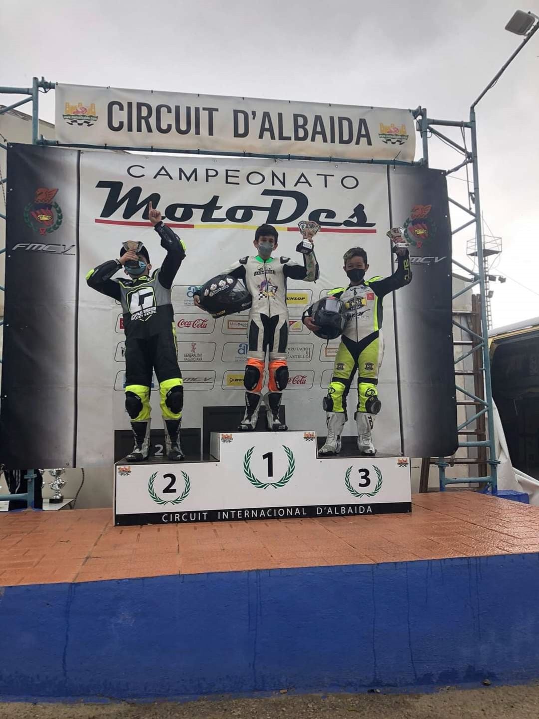 Joel Valero subió al podio en Albaida