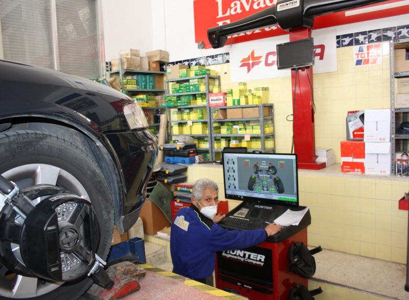 Taller mecánico en Sacedón que ha recibido ayuda de FADETA