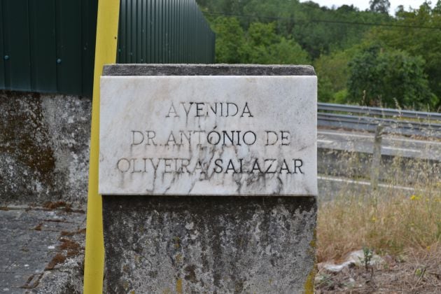 La Avenida del dictador en su aldea natal.