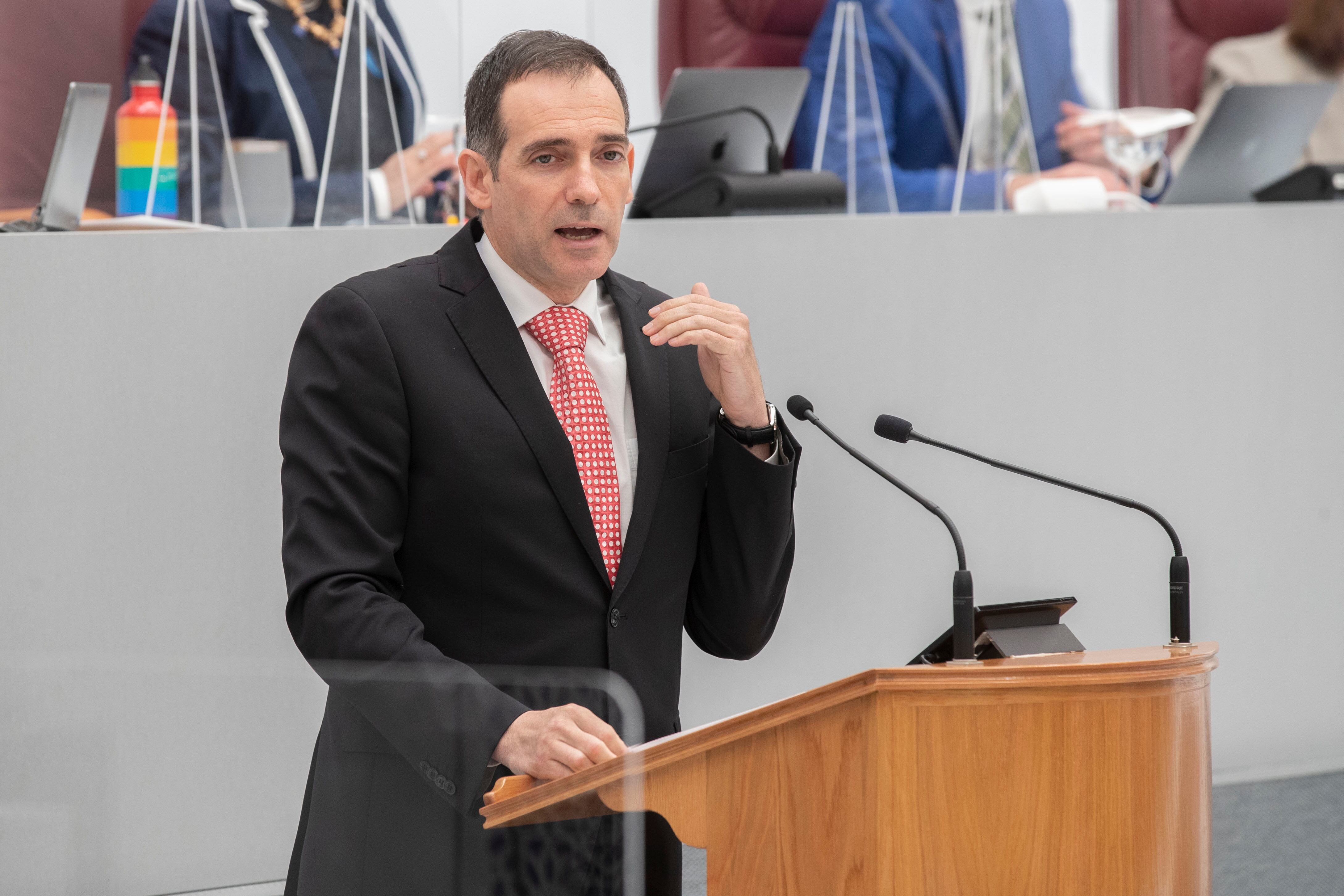 Juan José Liarte, portavoz de Vox en la Asamblea Regional