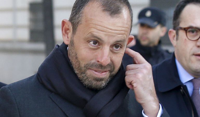 El expresidente del Barcelona Sandro Rosell.