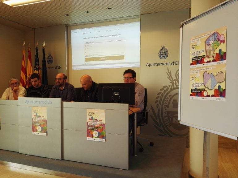 Rueda de prensa de los presupuestos participativos