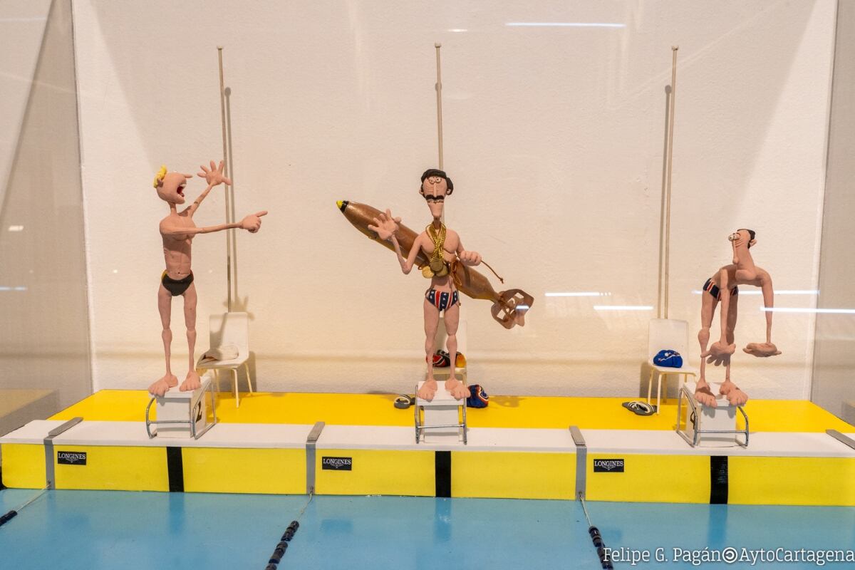 La historia del fútbol en plastilina, en el Museo Arqueológico de Cartagena