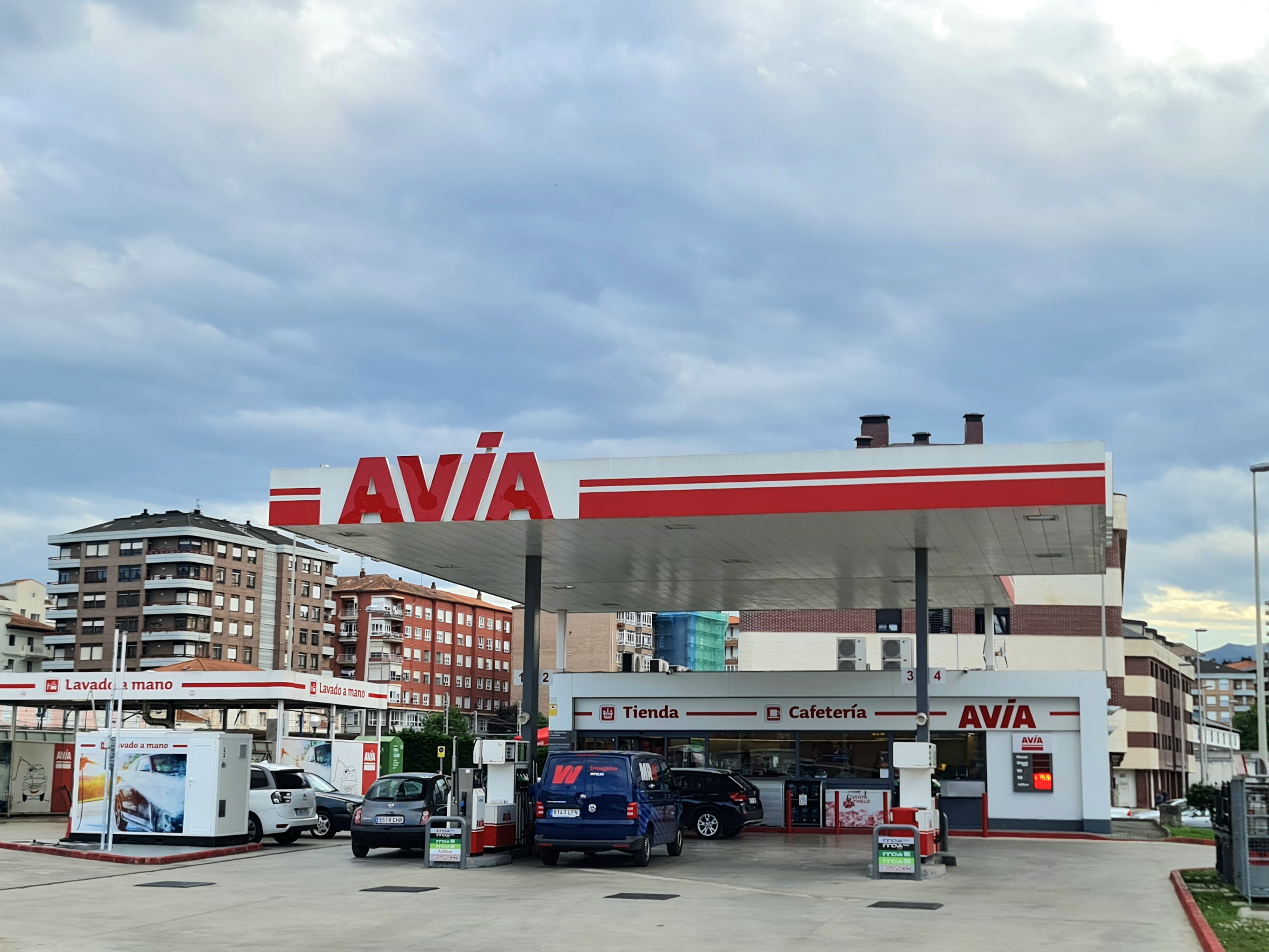 La gasolinera objeto de los atracos