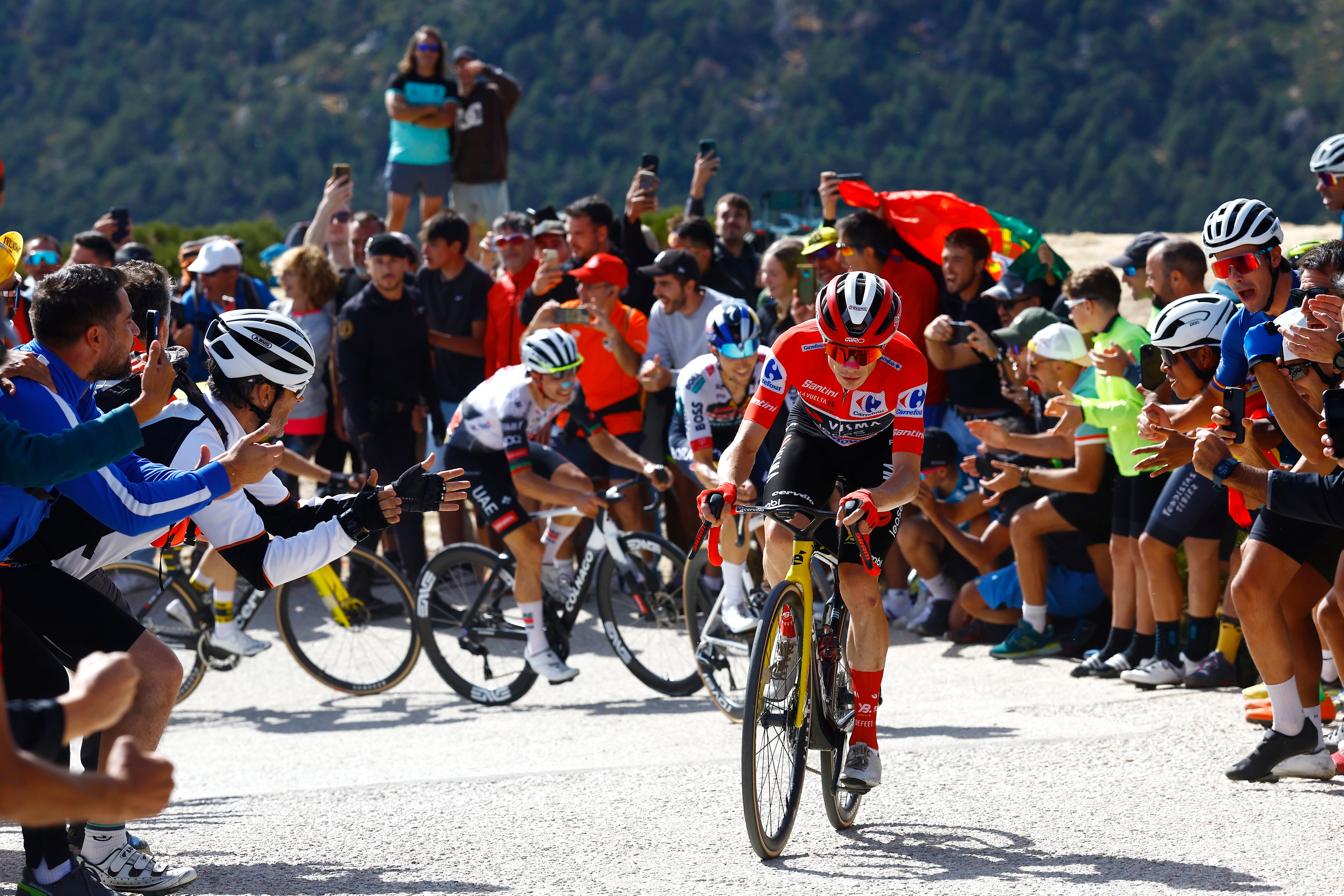 Jonas Vingegaard gana la etapa de la Bola del Mundo de la pasada edición de La Vuelta