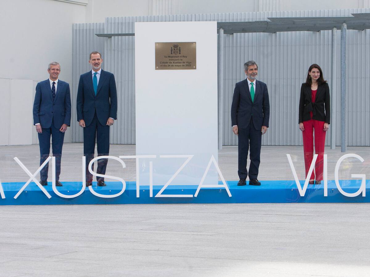 Felipe VI inaugura la nueva Cidade da Xustiza