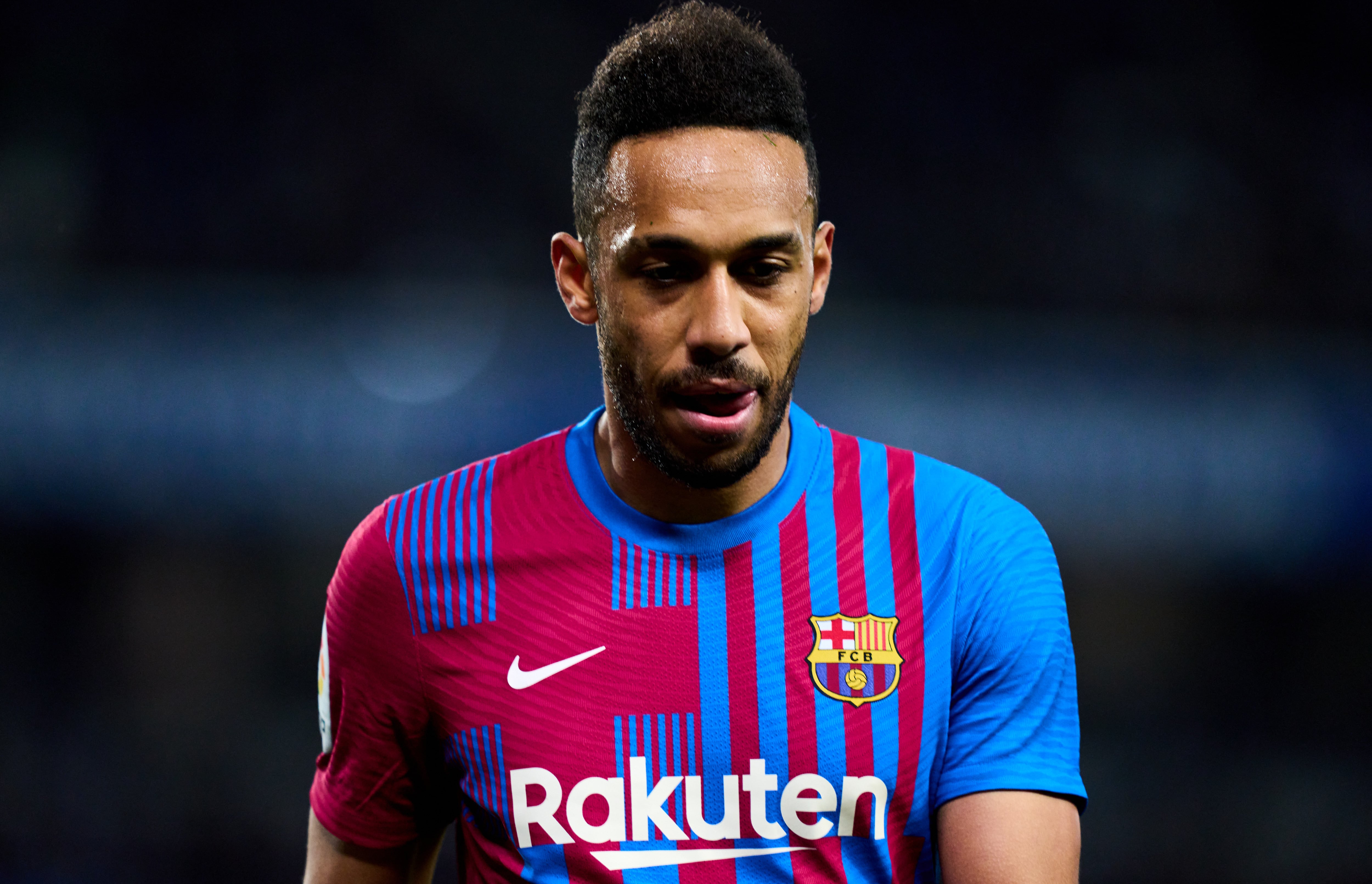 Pierre-Emerick Aubameyang, en su etapa como jugador del Barcelona