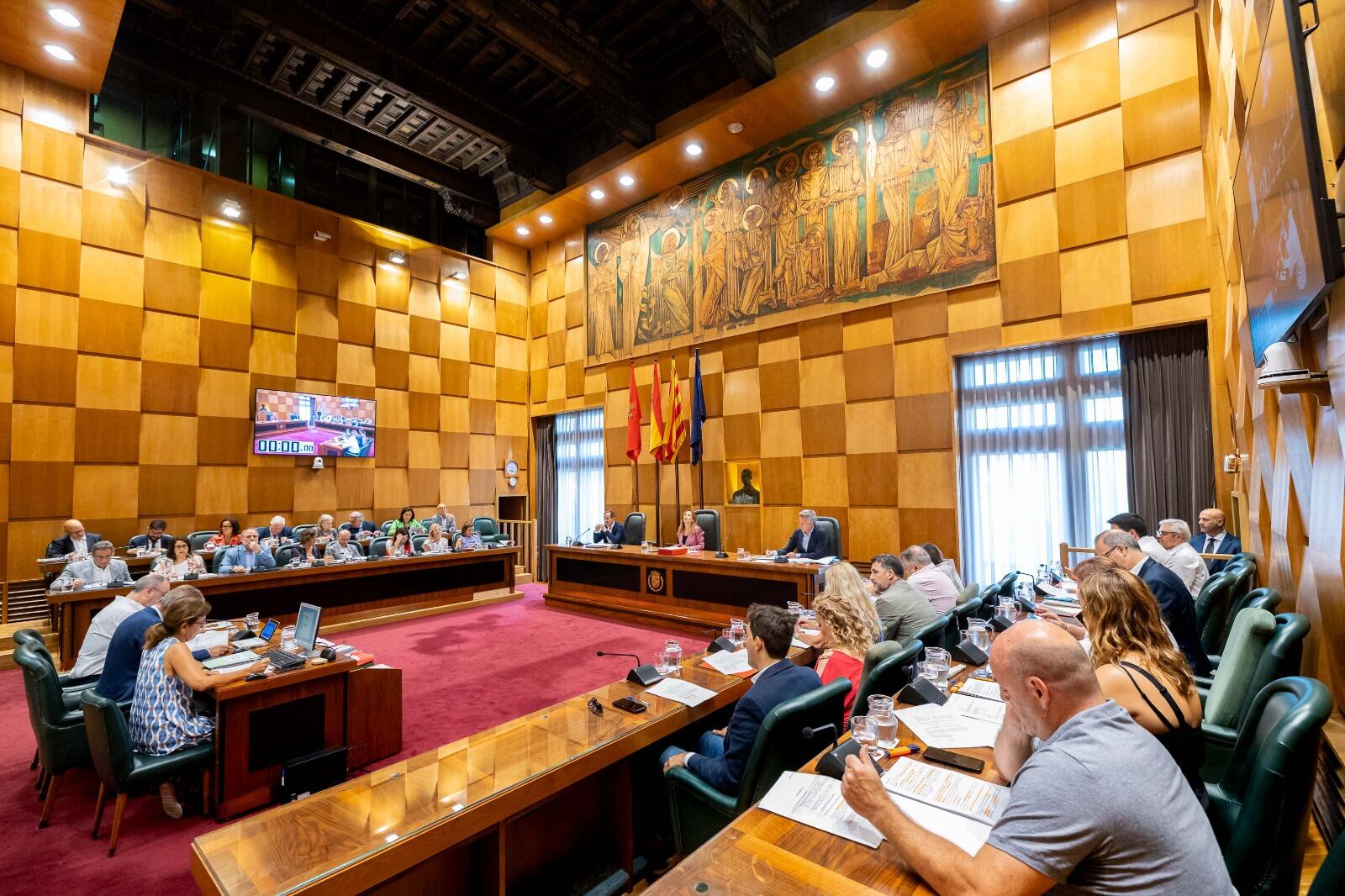 Pleno del Ayuntamiento de Zaragoza de Julio