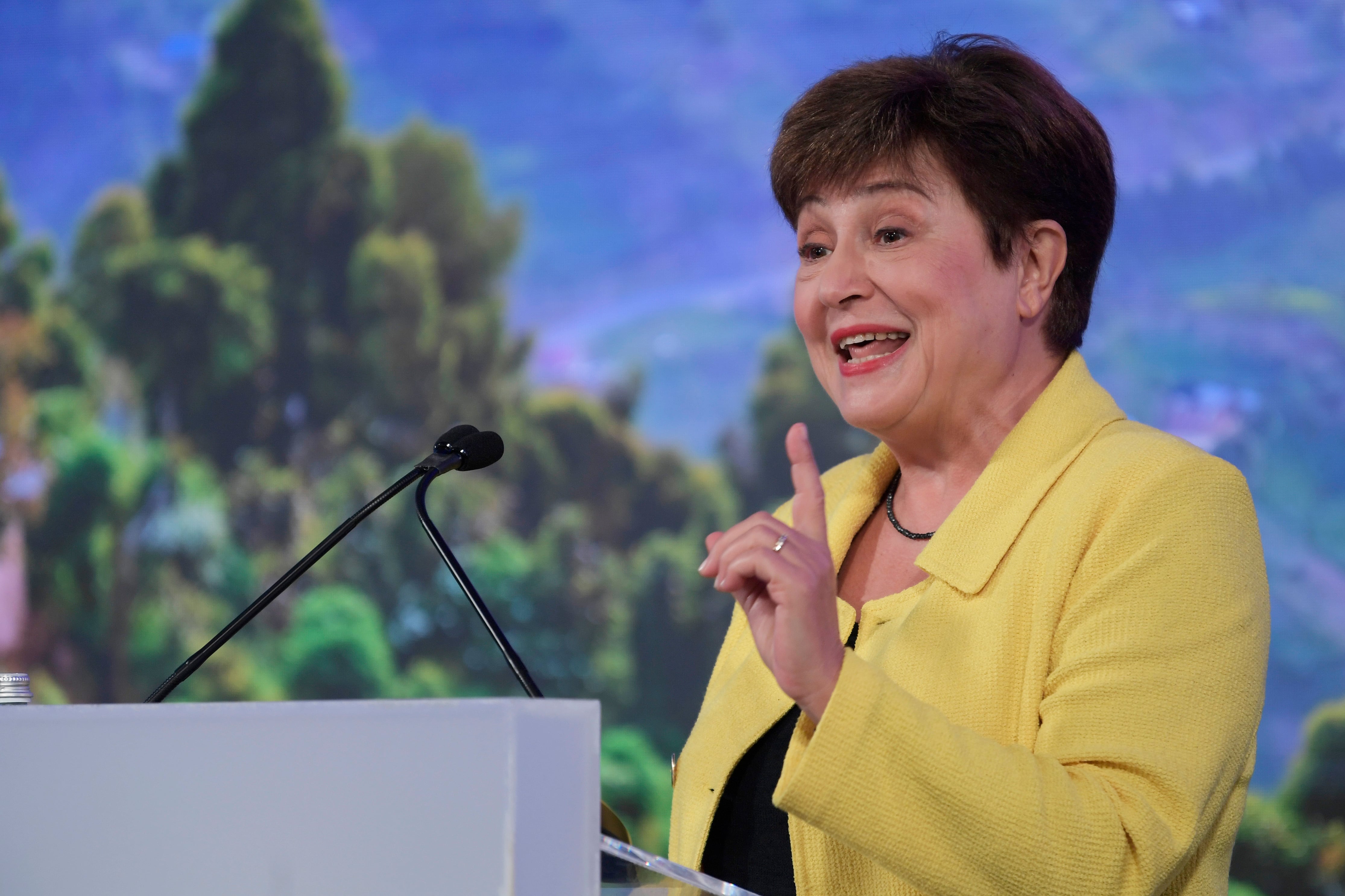 La directora gerente del Fondo Monetario Internacional (FMI) Cristalina Georgieva.