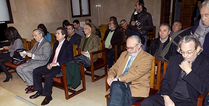 El expresident Jaume Matas y el periodista Antonio Alemany, en el banquillo de la Audiencia Provincial de Palma