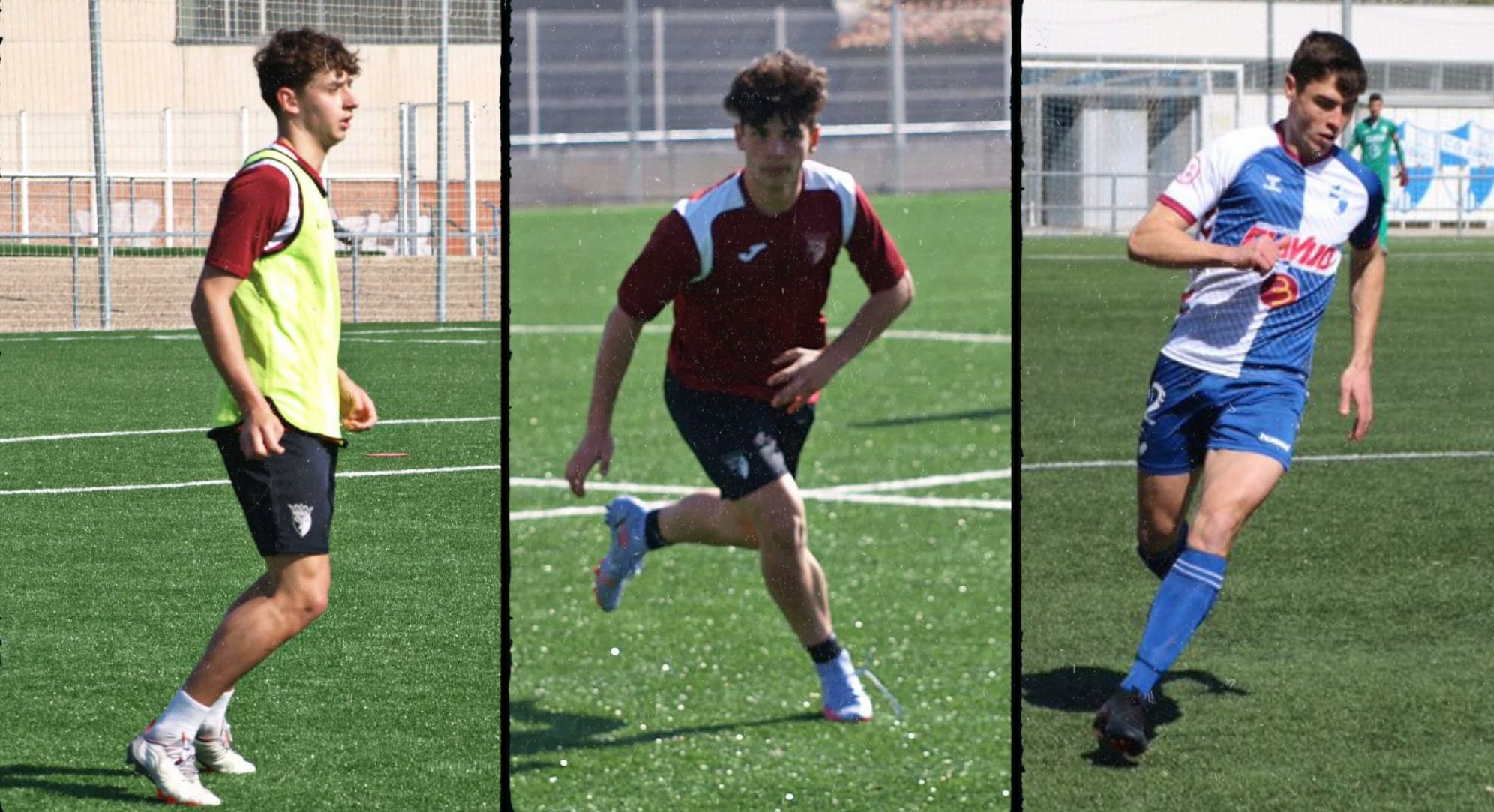 Ian Luca, Lluc Carrera y Oier Sarriegi son los tres primeros fichajes oficiales de la primera plantilla