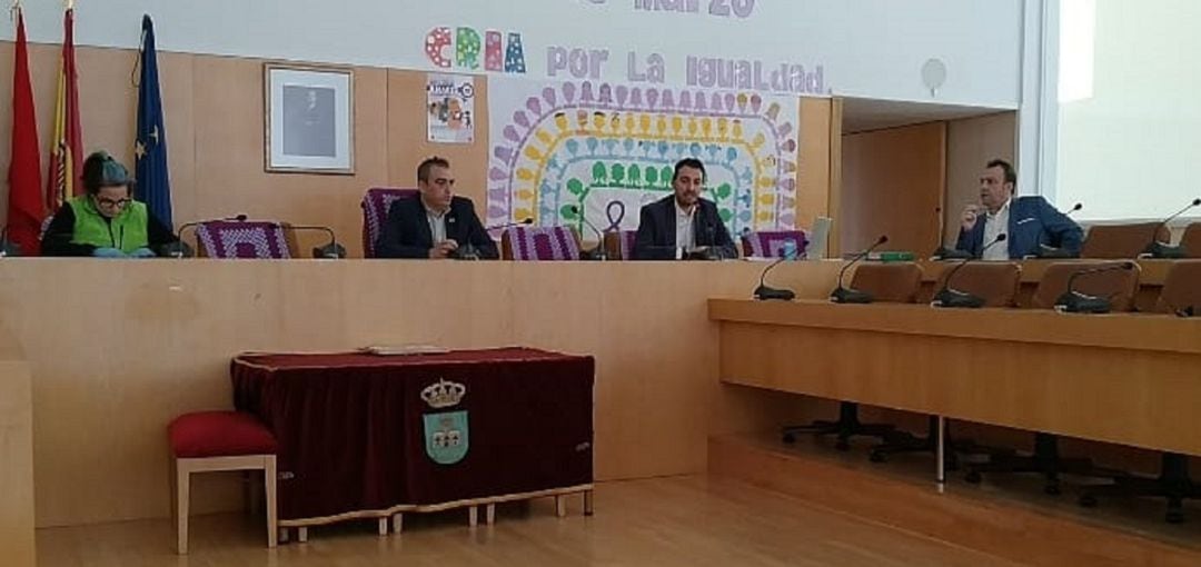 Comparecencia de prensa de Javier Corpa y de los responsables de la comisión de seguimiento del coronavirus.