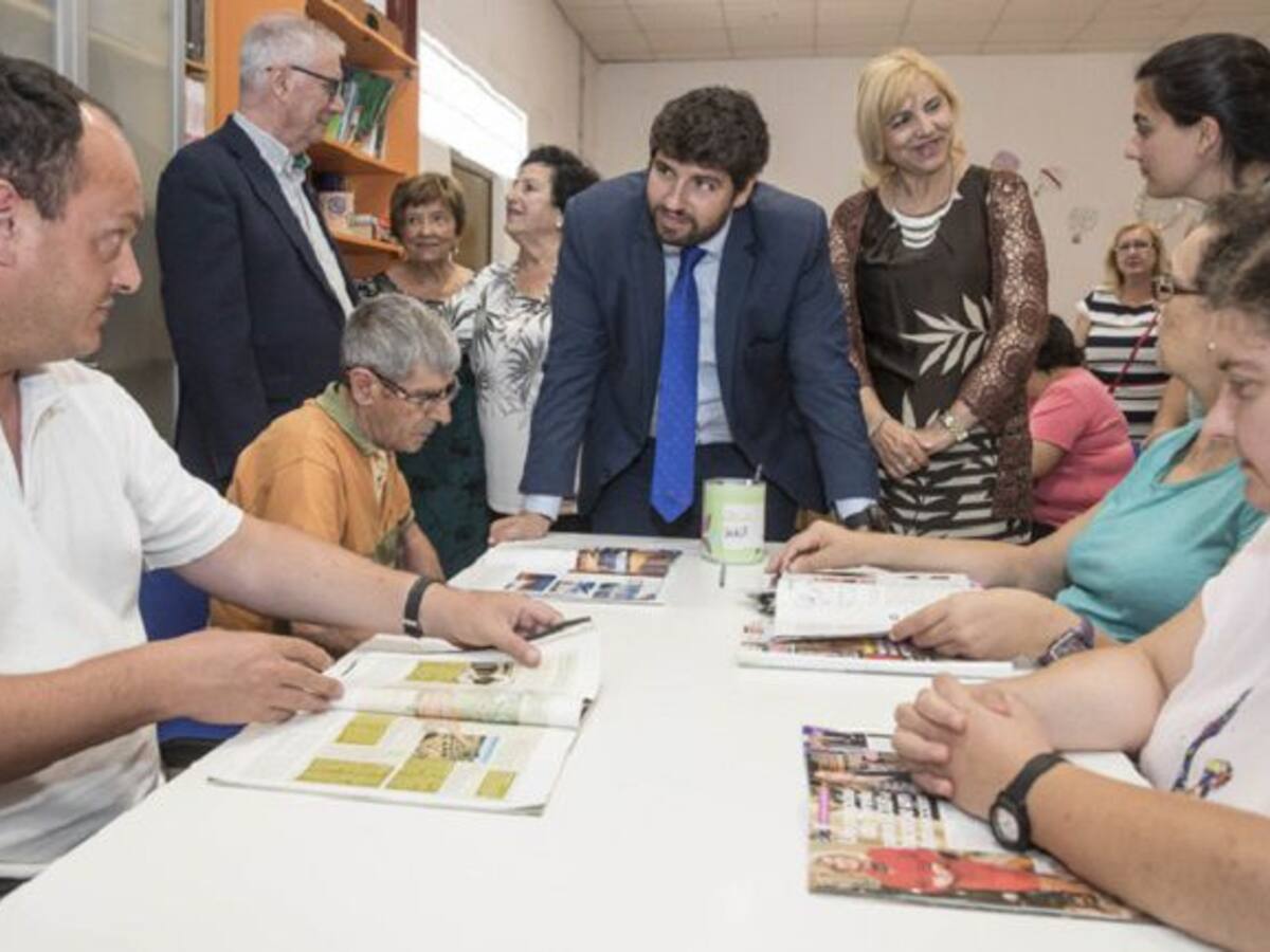 López Miras: "Cartagena contará con 35 plazas más en centros de día para personas con discapacidad"