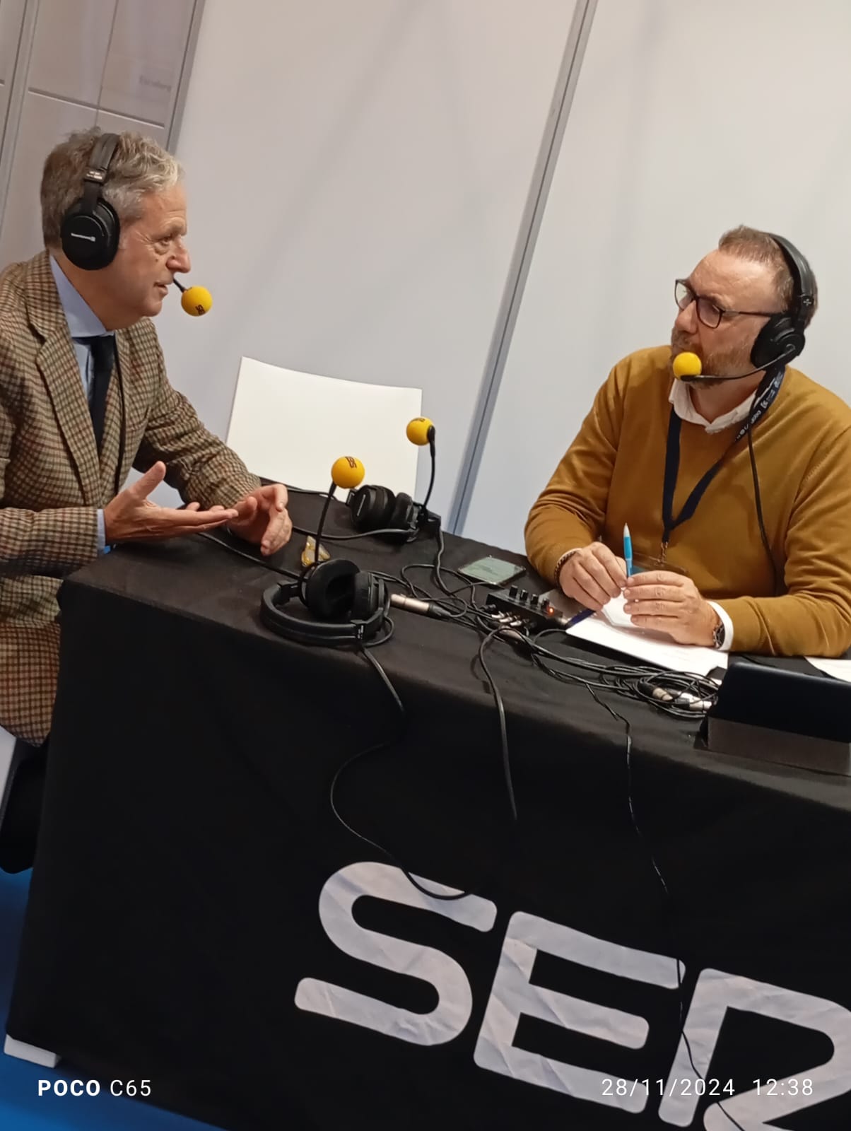 El presidente de la Diputación, Salvador Fuentes, participa en el especial Hoy por Hoy Córdoba desde la feria Sabor a Córdoba