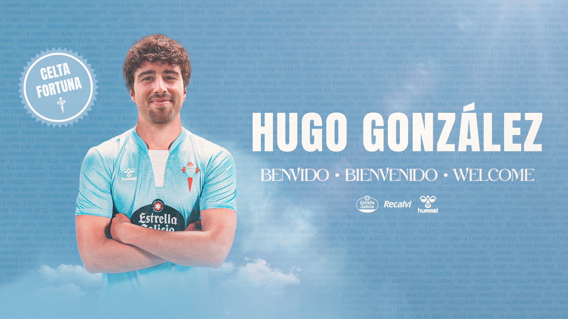 Hugo González refuerza el Celta Fortuna