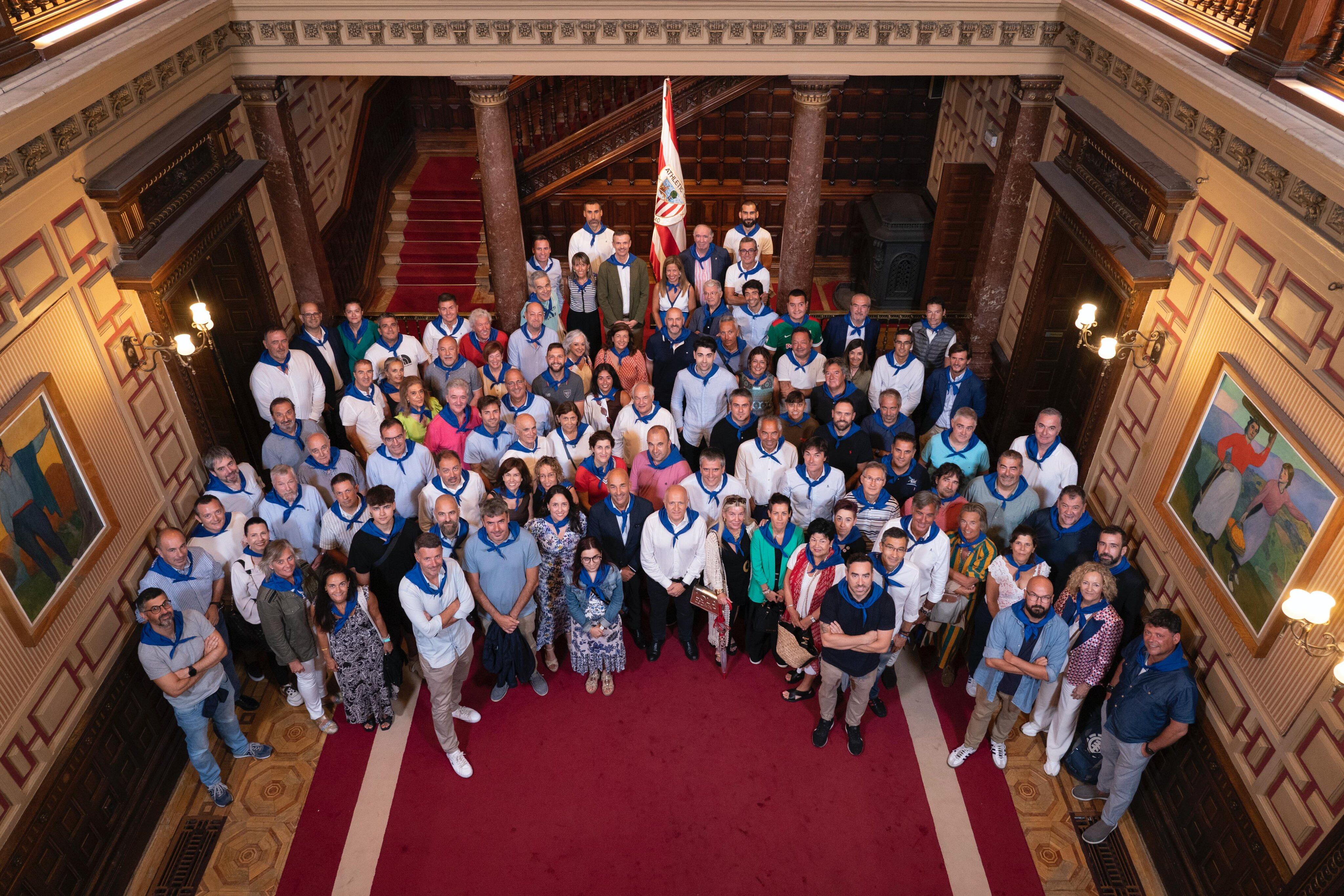 Representantes de empresas y ayuntamientos colaboradores se han reunido en Ibaigane